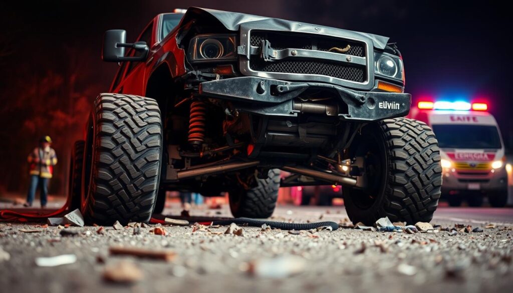 squatted trucks accidents